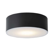 Plafoniera LED rotonda Ø20 12W nero/bianco Shilo Zama