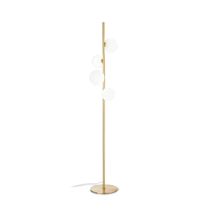 Lampada Da Terra Perlage Pt4 Bianco Ideal-Lux