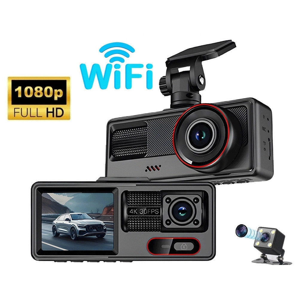 Trade Shop - Dash Cam Wifi Hd 1080p Car Dvr Videoregistratore G-sensor Telecamera Anteriore Interna -