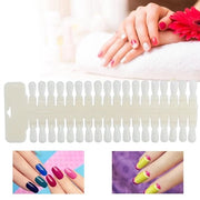 Tavola di colore a 36 punte per iniziare - Diagramma di pratica per manicure - Materiale plastico - Riciclabile - Display per vernice a unghie - Ideale per manicure