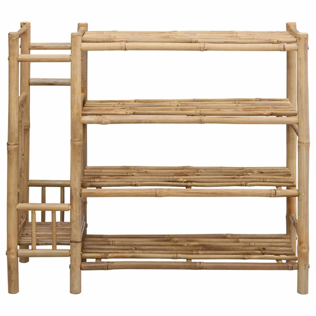 Scarpiera con lo scaffale Naturale 88 x 27 x 80 cm Bambù 42028238