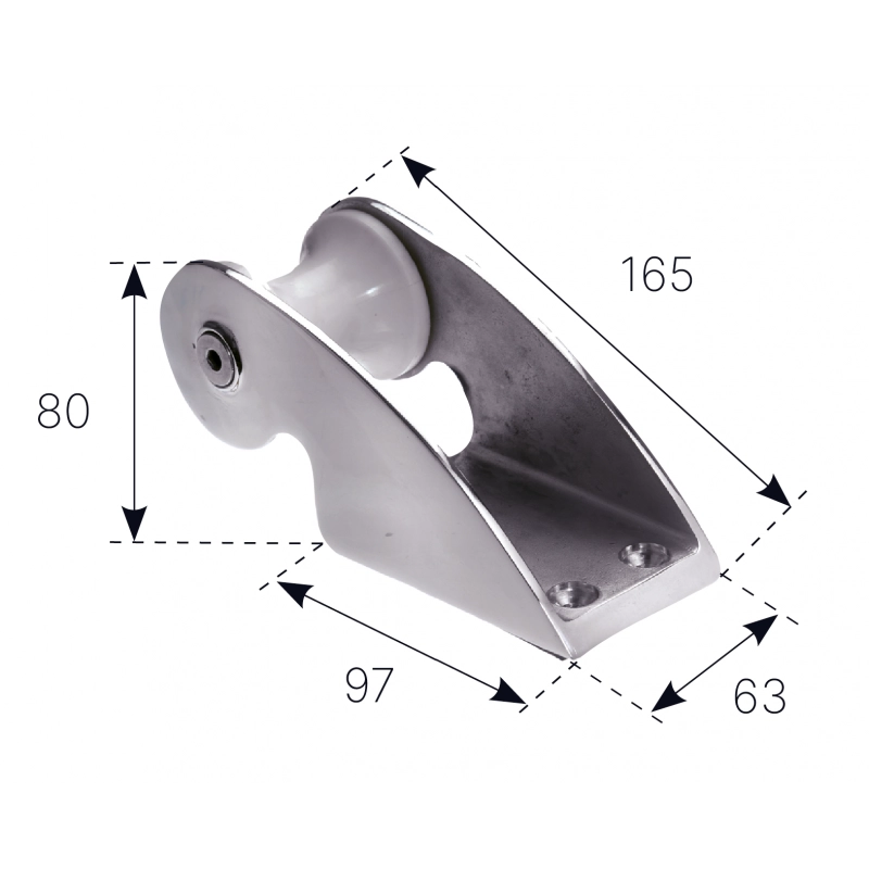 MUSONE DI PRUA INOX