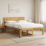 Letto matrimoniale con testiera ROSTOCK Bianco 150 x 200 cm 3405430