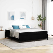 vidaXL Letto a molle Nero e Nero 180 x 200 cm