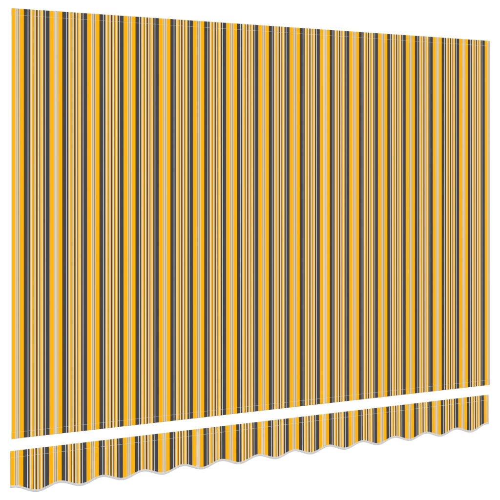 Tessuto Sostitutivo per Tenda per Telaio di 3.5x2 m a Righe Multicolore
