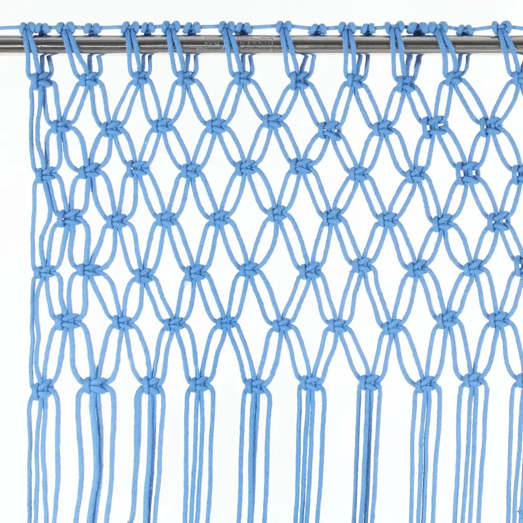 Tenda Macramè Blu 140x240 cm in Cotone 323985