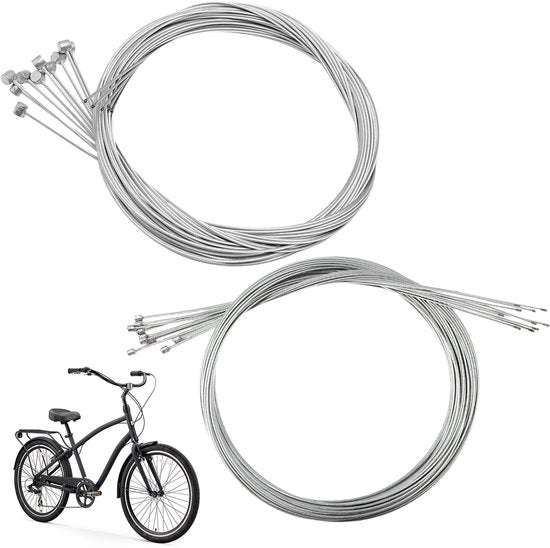 Set di 10 cavi universali per freni e derailleur bicicletta