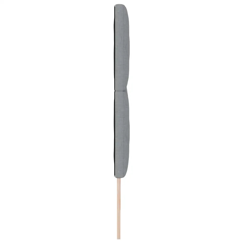 Testiera in Tessuto con testiera Grigio chiaro 180 cm Tessuto 3337938