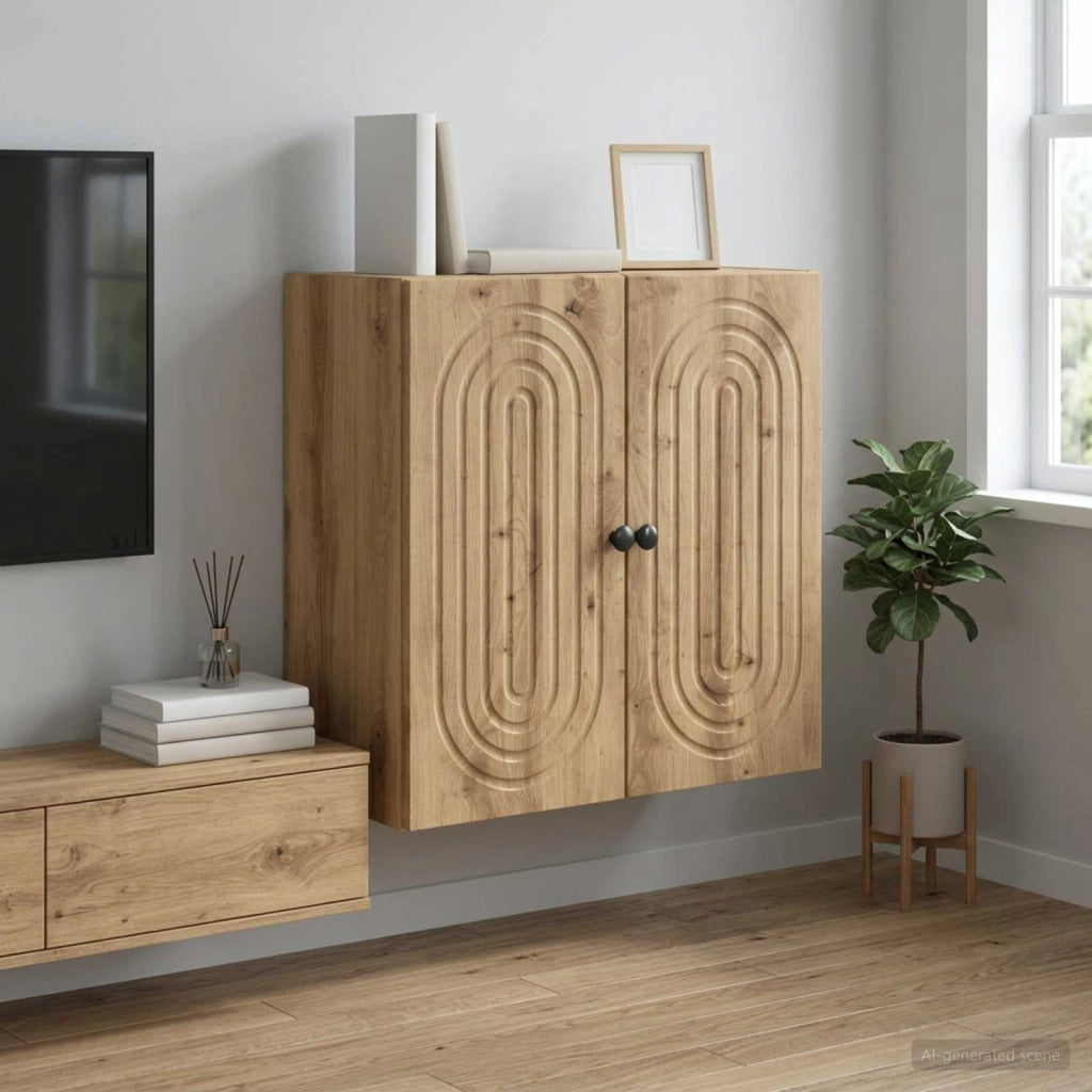 Mobiletto a muro 59 x 31 x 60 cm Legno ingegnerizzato 898074