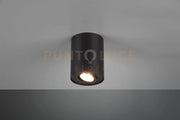 COOKIE CILINDRO SPOT ORIENTABILE NERO D. 9,6CM H. 12,5CM 1 LUCE ATTACCO GU10