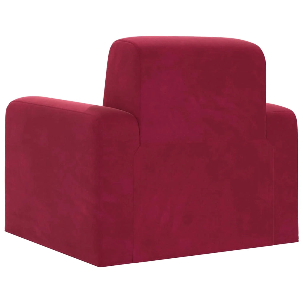 Poltrona Rosso Vino Velluto (V) 42042434
