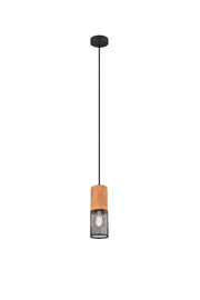 Lampada a Sospensione da Interno a LED in Metallo Nero Opaco