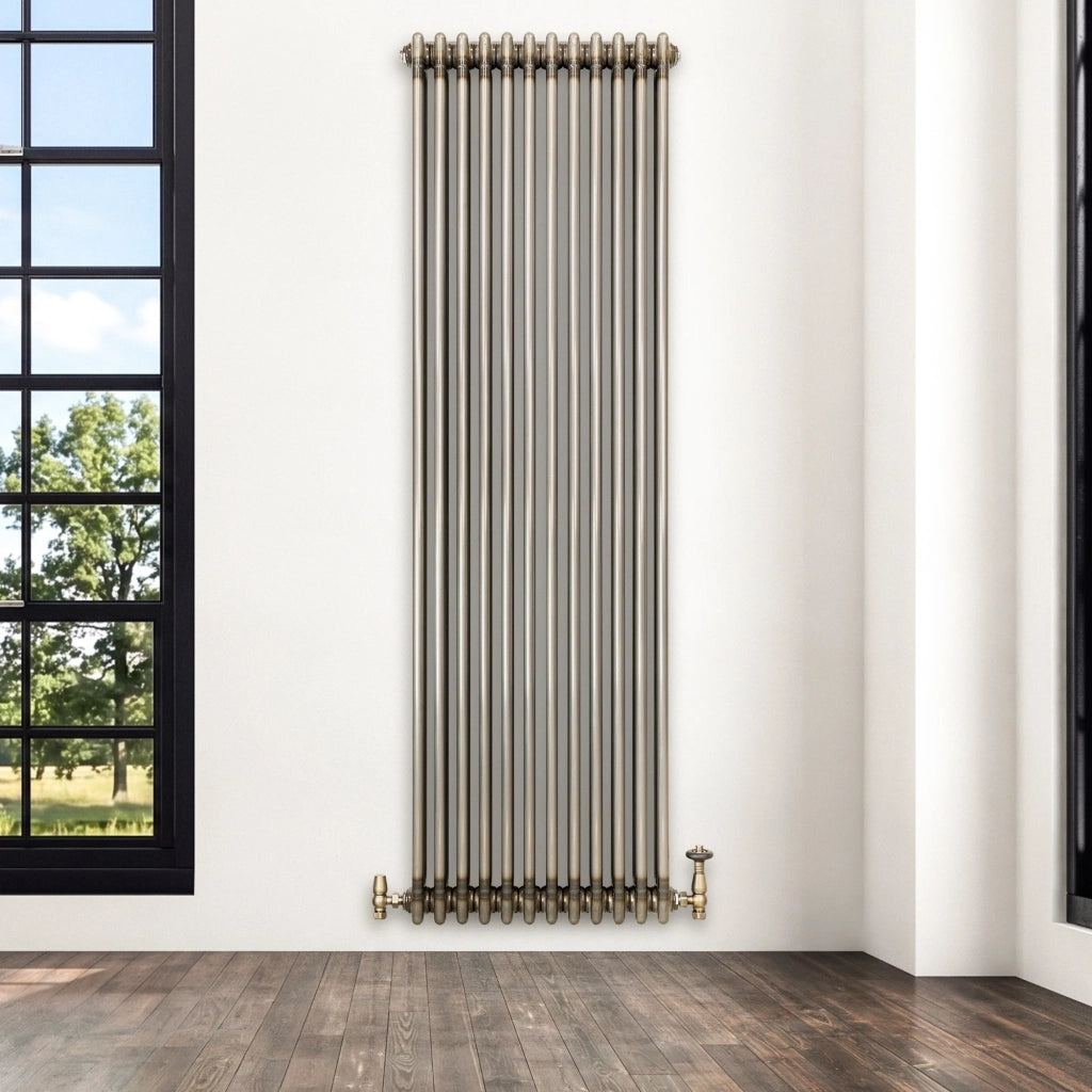 Radiatore 3 Colonne Verticale Metallo Grezzo 1800 x 560 mm TRV
