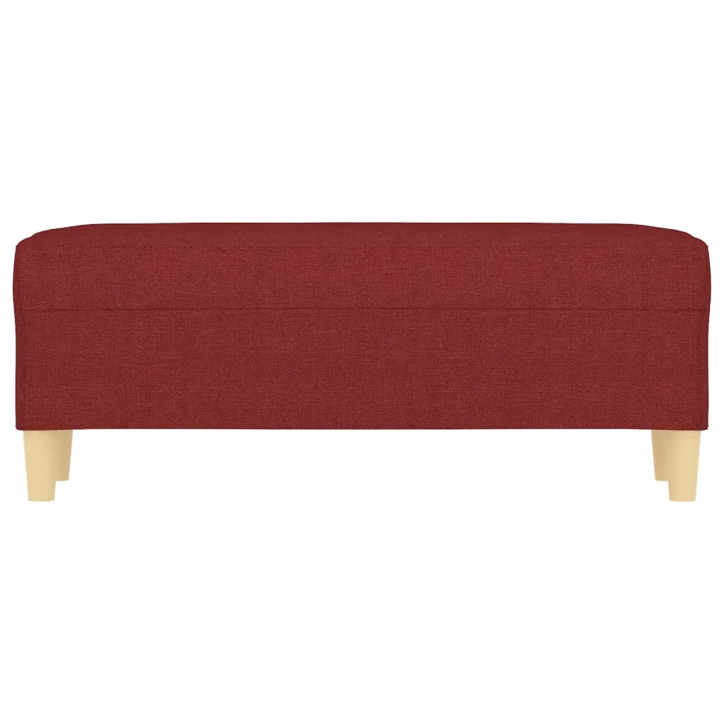 Panca Rosso Vino 100x35x41 cm in Tessuto CFW7204224