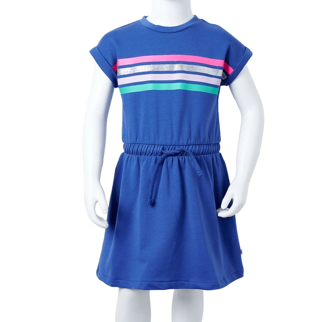 Abito per Bambini con Coulisse Blu Cobalto 116 CFW5163275