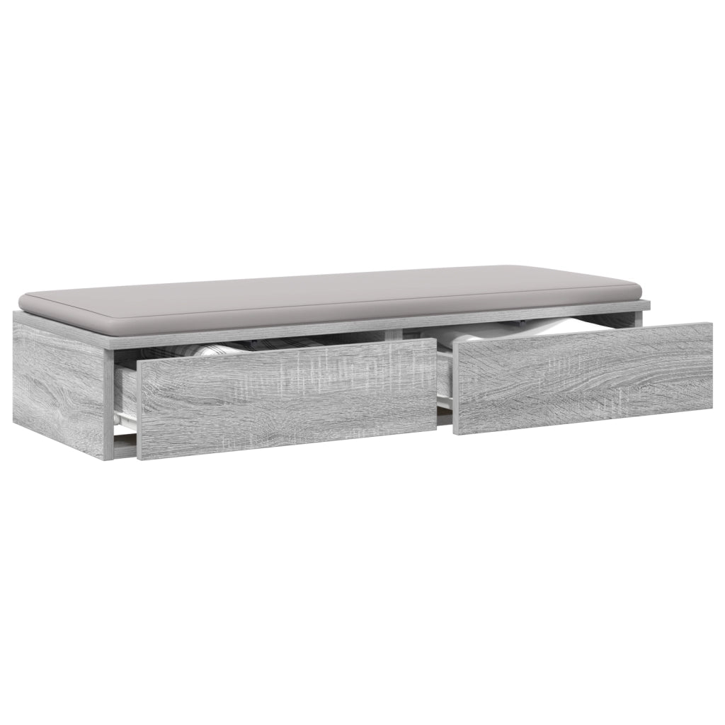 Cassetti per letto  Grigio Sonoma 80x36,5x16,5 cm Legno ingegnerizzato