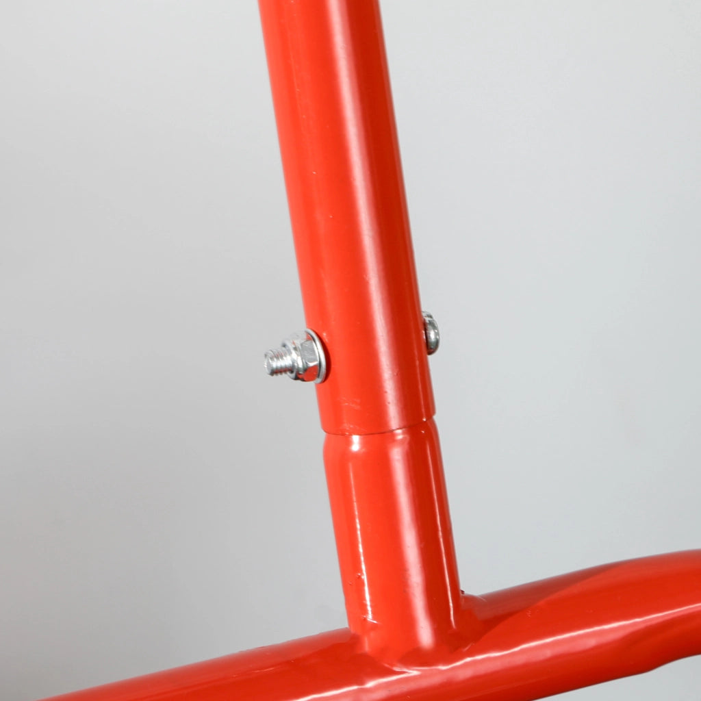 RULLO DA GIARDINO 50 cm in acciaio rosso