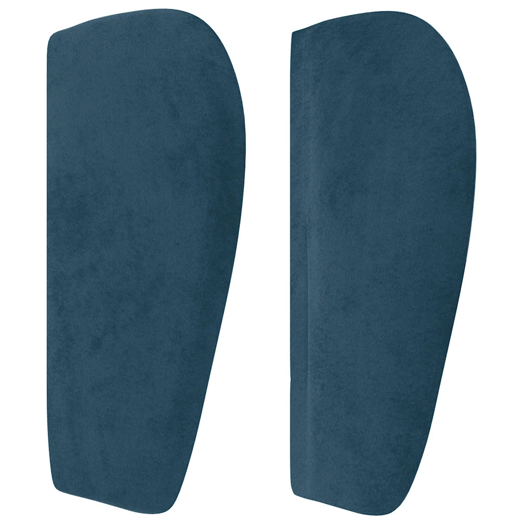 Testiera ad Orecchio Blu Scuro 203x23x78/88 cm in Velluto 3117074