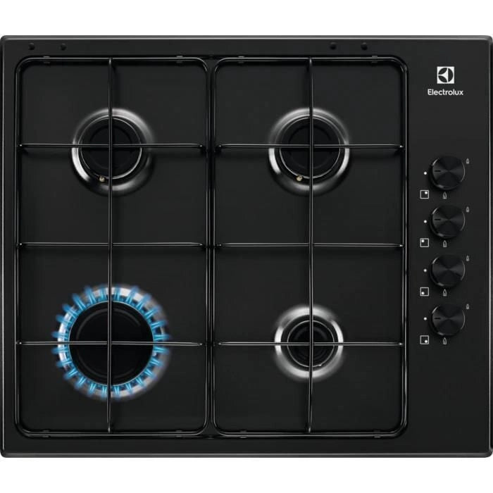 Electrolux KGS6404B Piano cottura a gas Serie 300 Slim side control 60cm