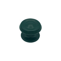 Pomolo fisso per porta SAGUATTI 876/80SAB in alluminio verde opaco