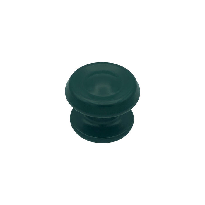 Pomolo fisso per porta SAGUATTI 876/80SAB in alluminio verde opaco