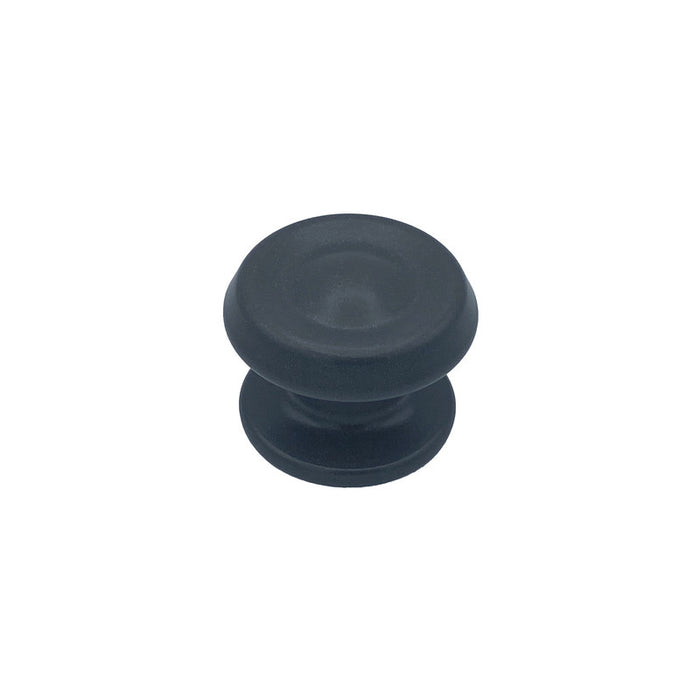 Pomolo fisso per porta SAGUATTI 876/80YAB in alluminio grigio opaco