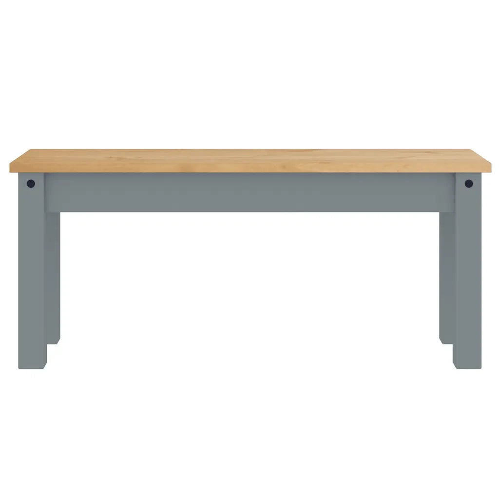 Set da Pranzo 3 pz PANAMA Grigio in Legno Massello di Pino 3345165