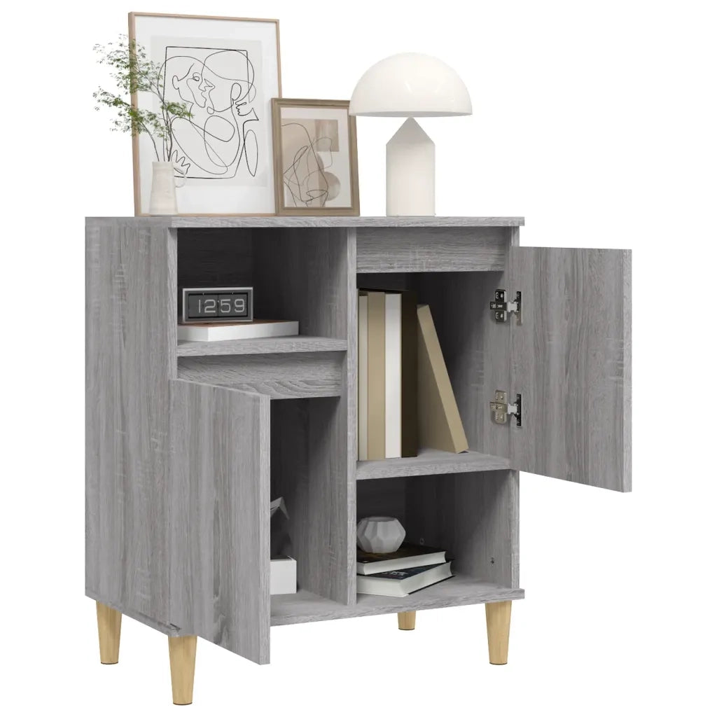 Credenza Grigio Sonoma 60x35x70 cm in Legno Multistrato 821146