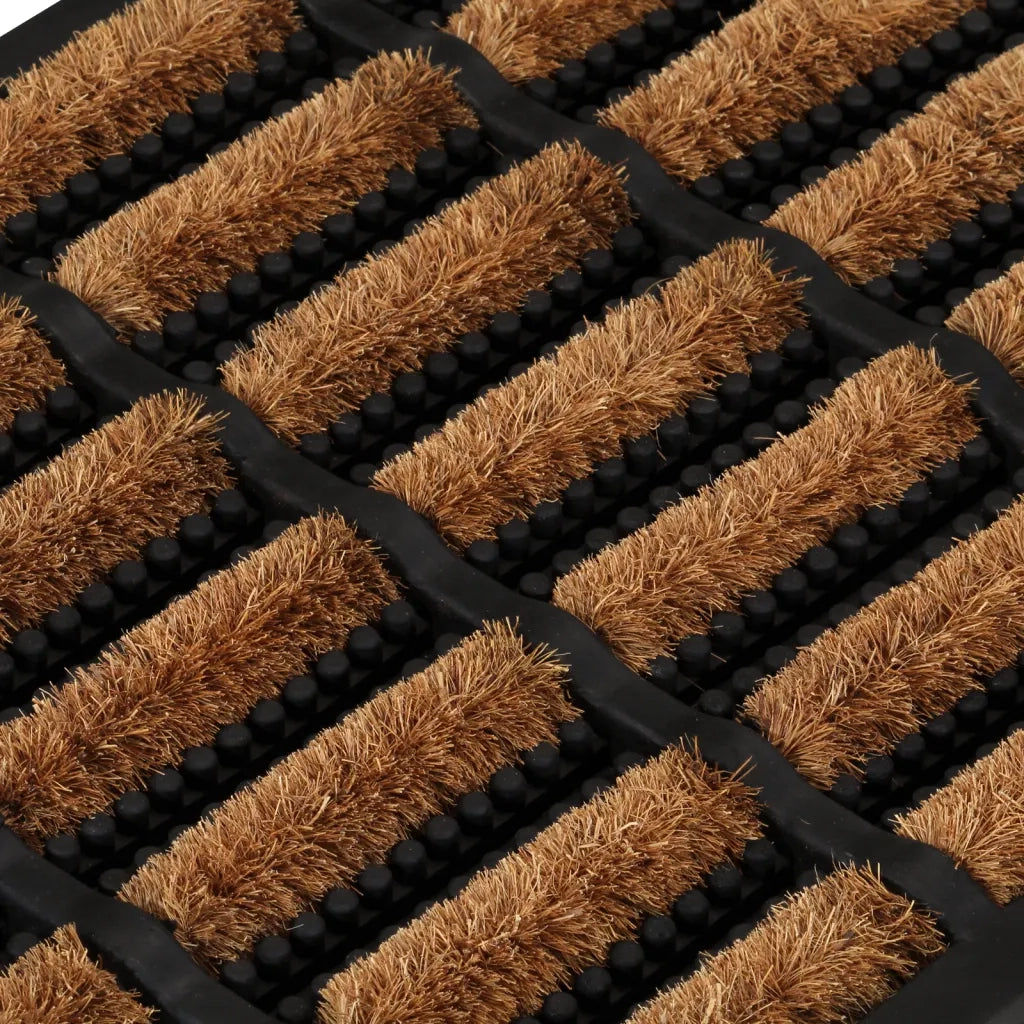 Zerbino Rettangolare 40x60 cm in Gomma e Fibra di Cocco