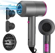 Asciugacapelli - Asciugacapelli Ionico - Faccia Föhn - Capelli Ricci - Anti Peluria