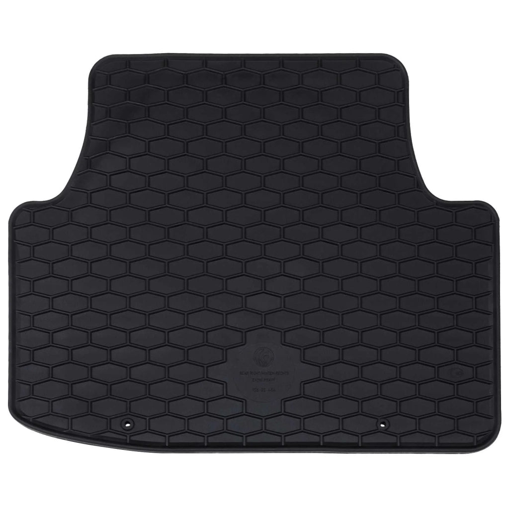 Tappetino per Auto 4 pz Nero Gomma CFW6939340