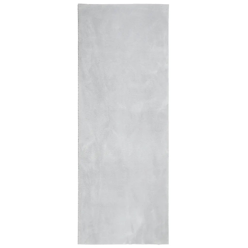 Tappeto a Pelo Corto HUARTE Morbido e Lavabile Grigio 80x200 cmcod mxl 133939