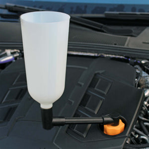 Set di imbuti per riempimento olio motore 8 pezzi Con prolunga e 6 adattatori Auto