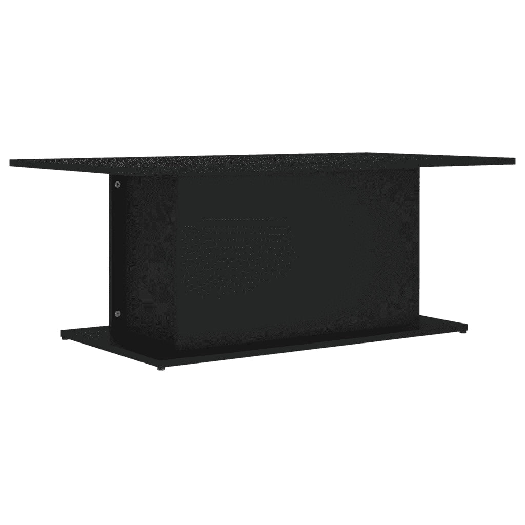 Tavolino da Salotto Nero 102x55,5x40 cm in Truciolato 810308