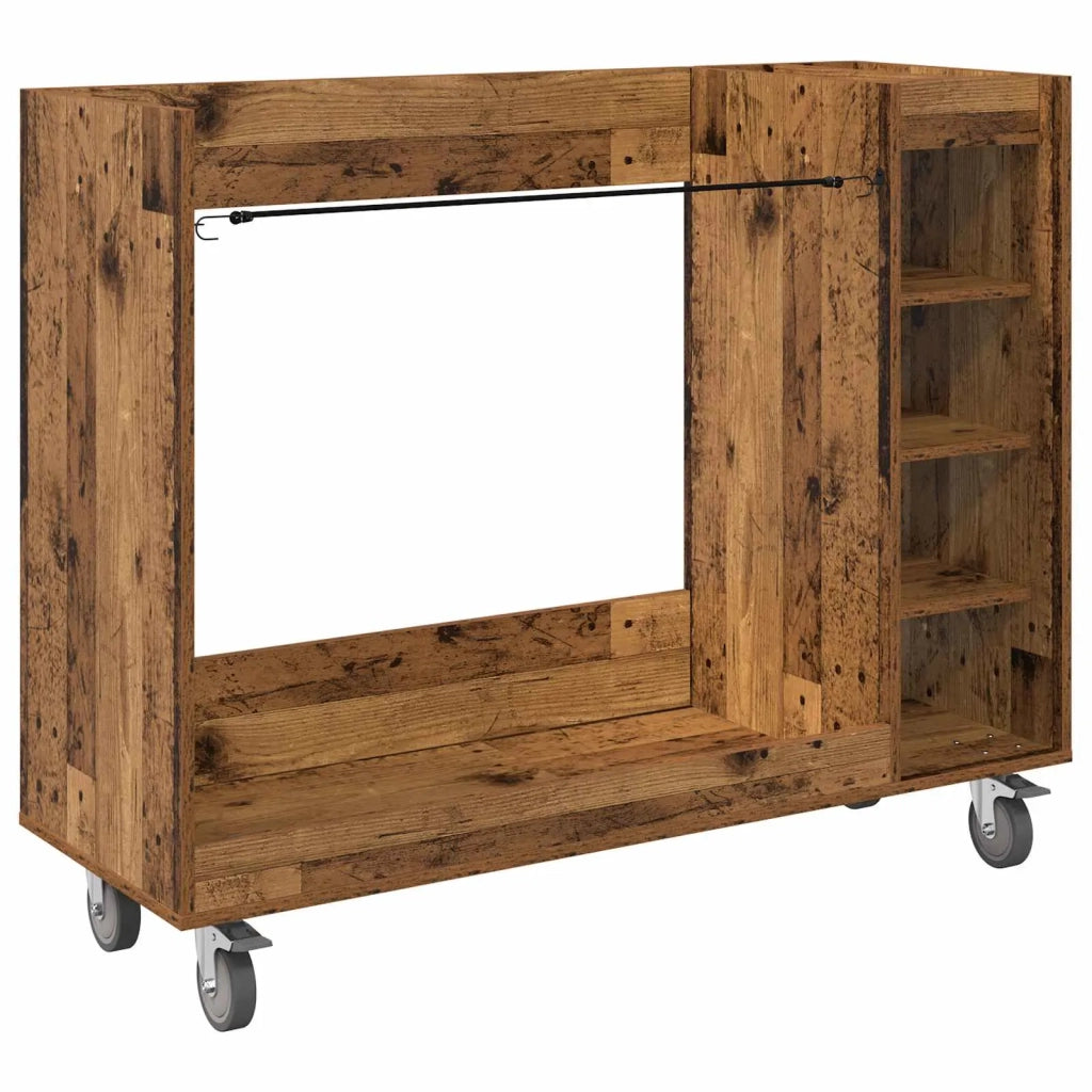 Armadio per Golf con ruota Legno vecchio 120 x 45 x 98 cm CFW8285415