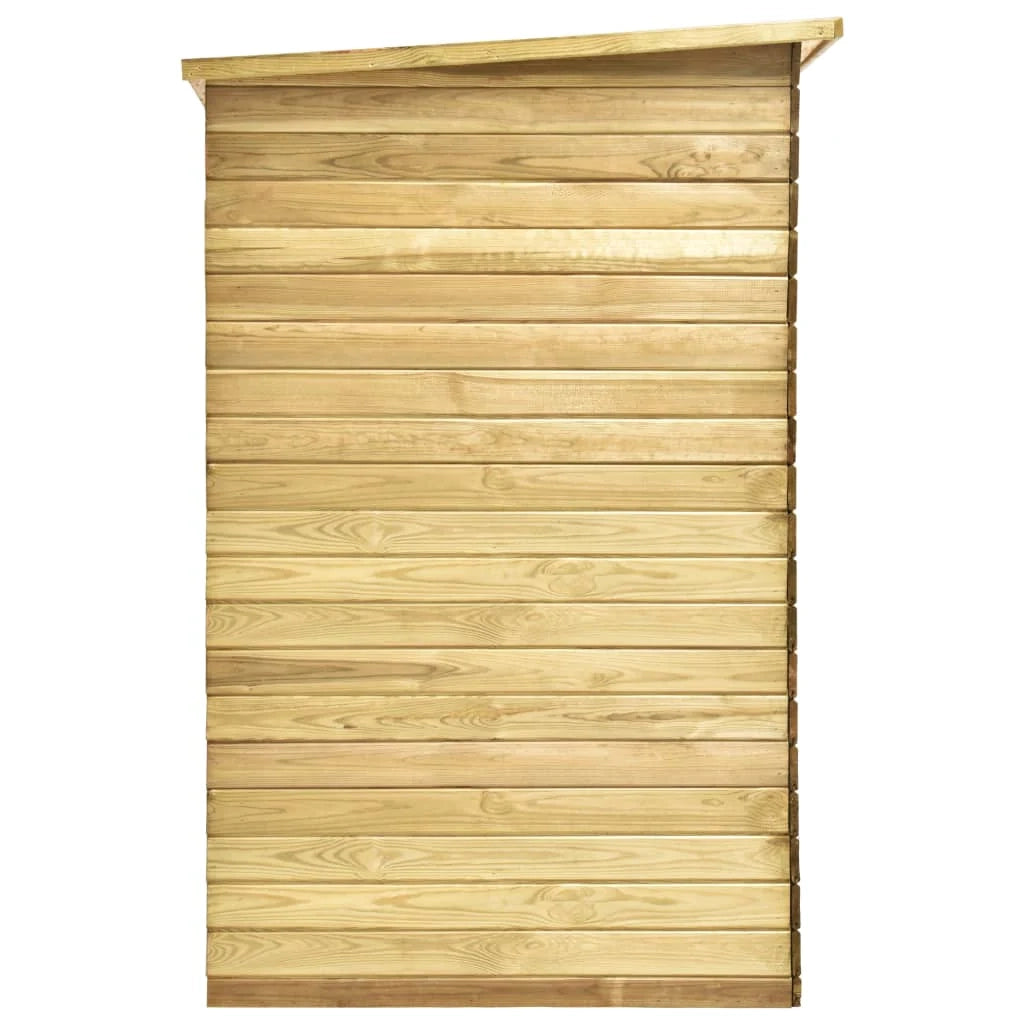 Rimessa per biciclette da giardino 232 x 110 x 170 cm Legno di pino impregnato marrone 02_0022433