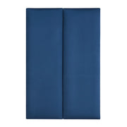 Set di 2 cuscini da parete in velluto 90 x 30 cm blu navy 03_0010582