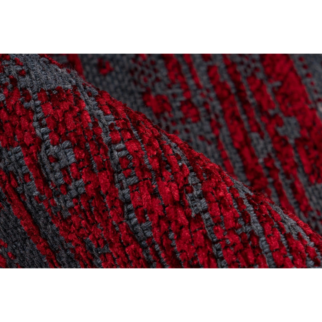 Tappeto moderno Kalevi 100 rosso in ciniglia