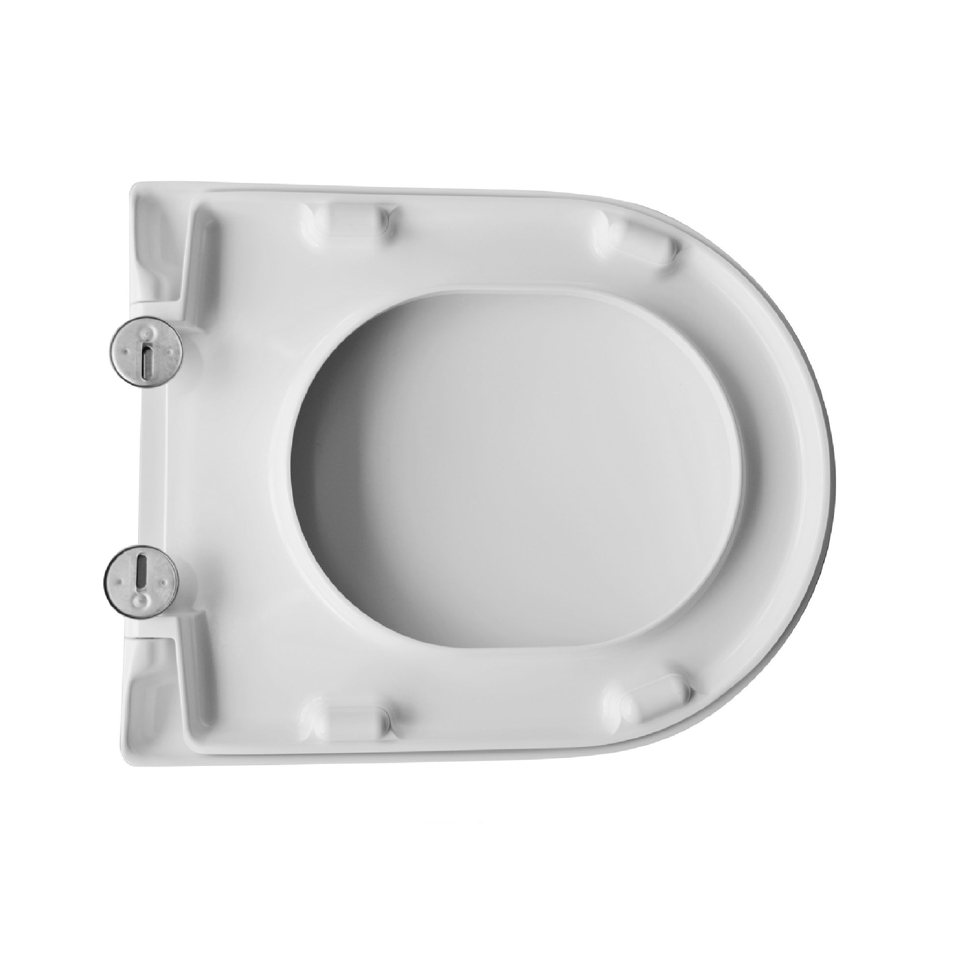 Sedile copri wc termoindurente DIANTER 4 forma 7 universale cerniere regolabili