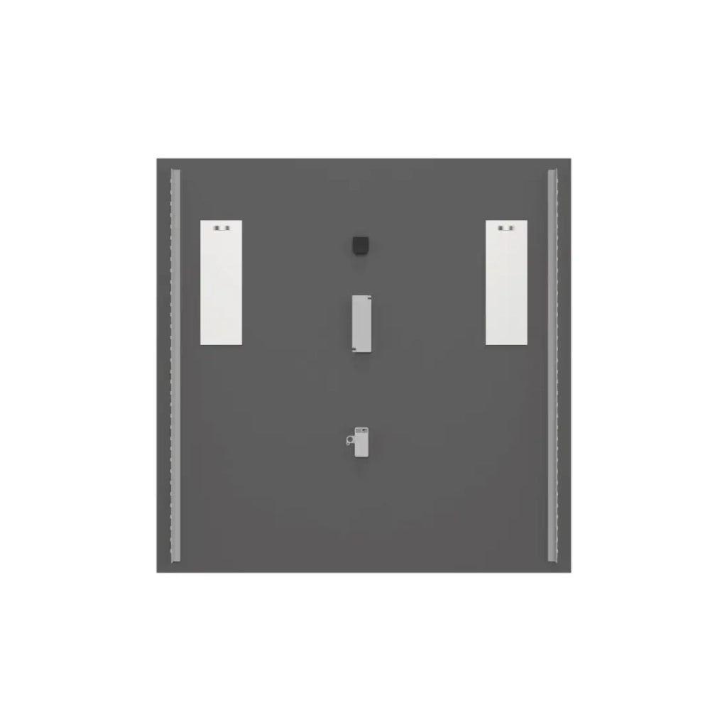 Specchio da bagno LED quadrato 80x80 cm design moderno