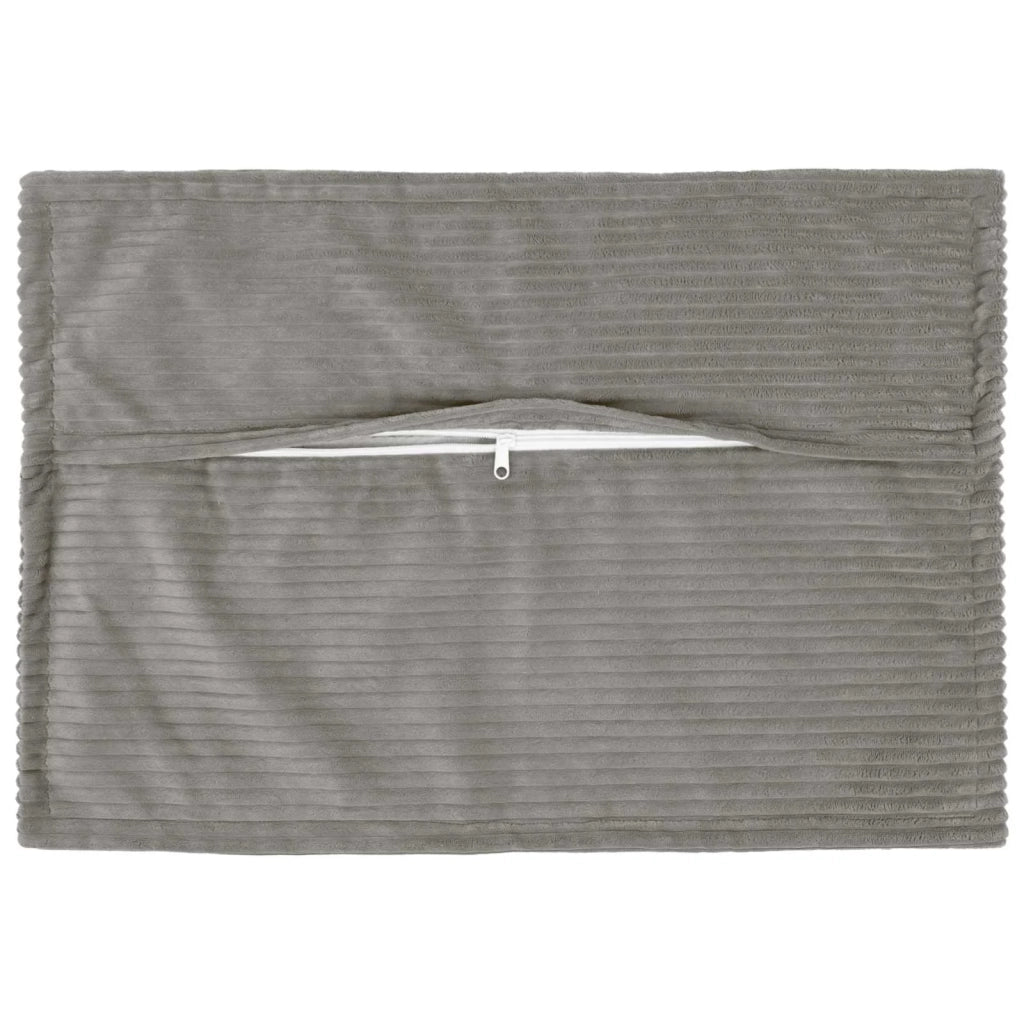 Federa 6 pz HOUTEN Grigio Chiaro 40 x 60 cm corduroy 917509