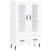 Credenza | Madia | Buffet da pranzo | Armadio da pranzo Bianca 69,5x31x115 cm in Legno Multistrato