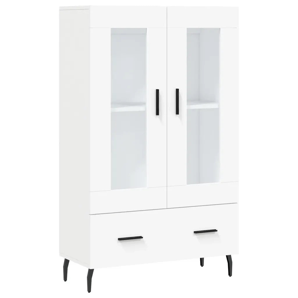 Credenza | Madia | Buffet da pranzo | Armadio da pranzo Bianca 69,5x31x115 cm in Legno Multistrato