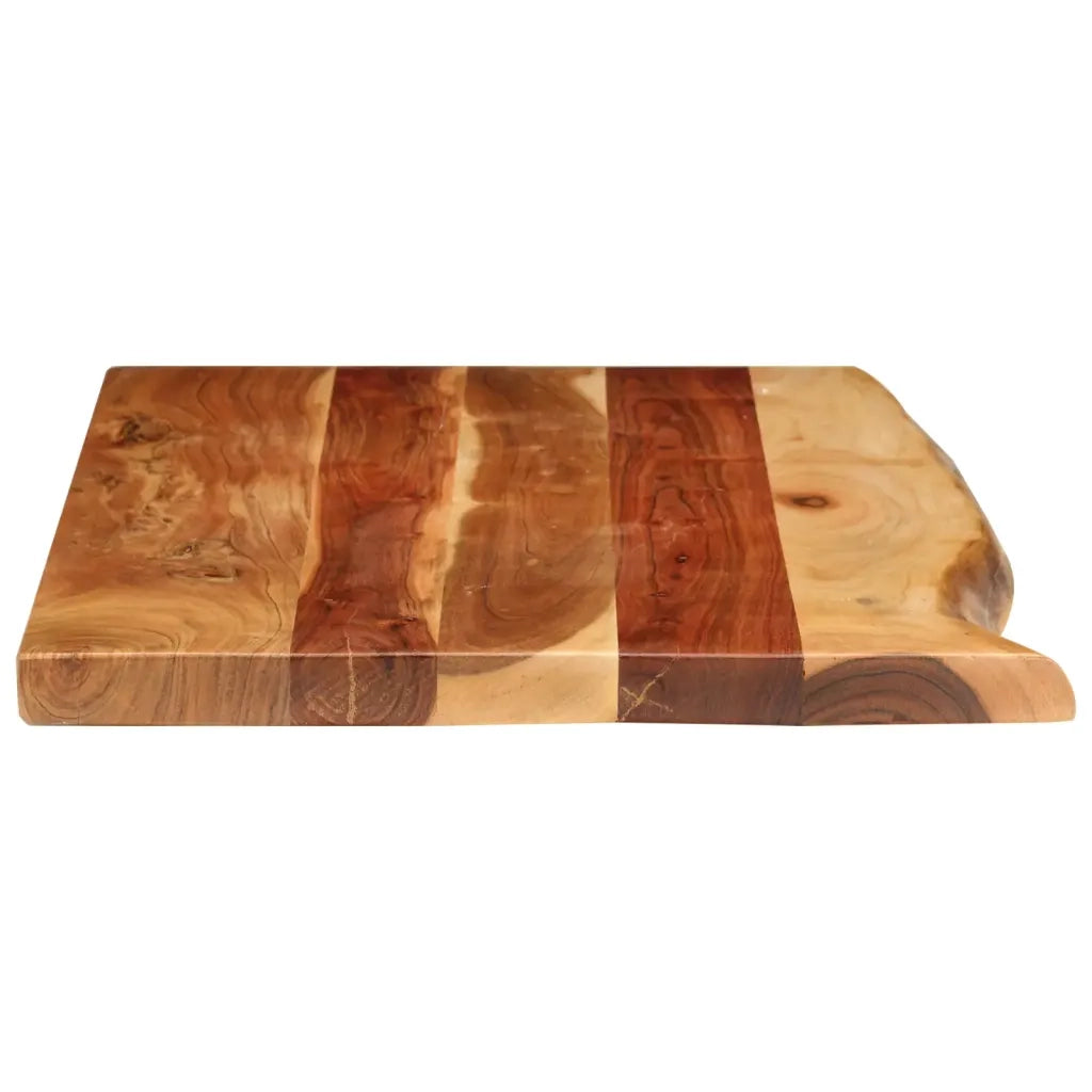 Piano per VanitÃ  Bagno in Massello di Acacia 100x52x3,8 cm