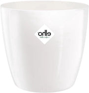 Vaso di Fiori Bianco - Design Elegante - Ø 25.2 cm - Per Interno