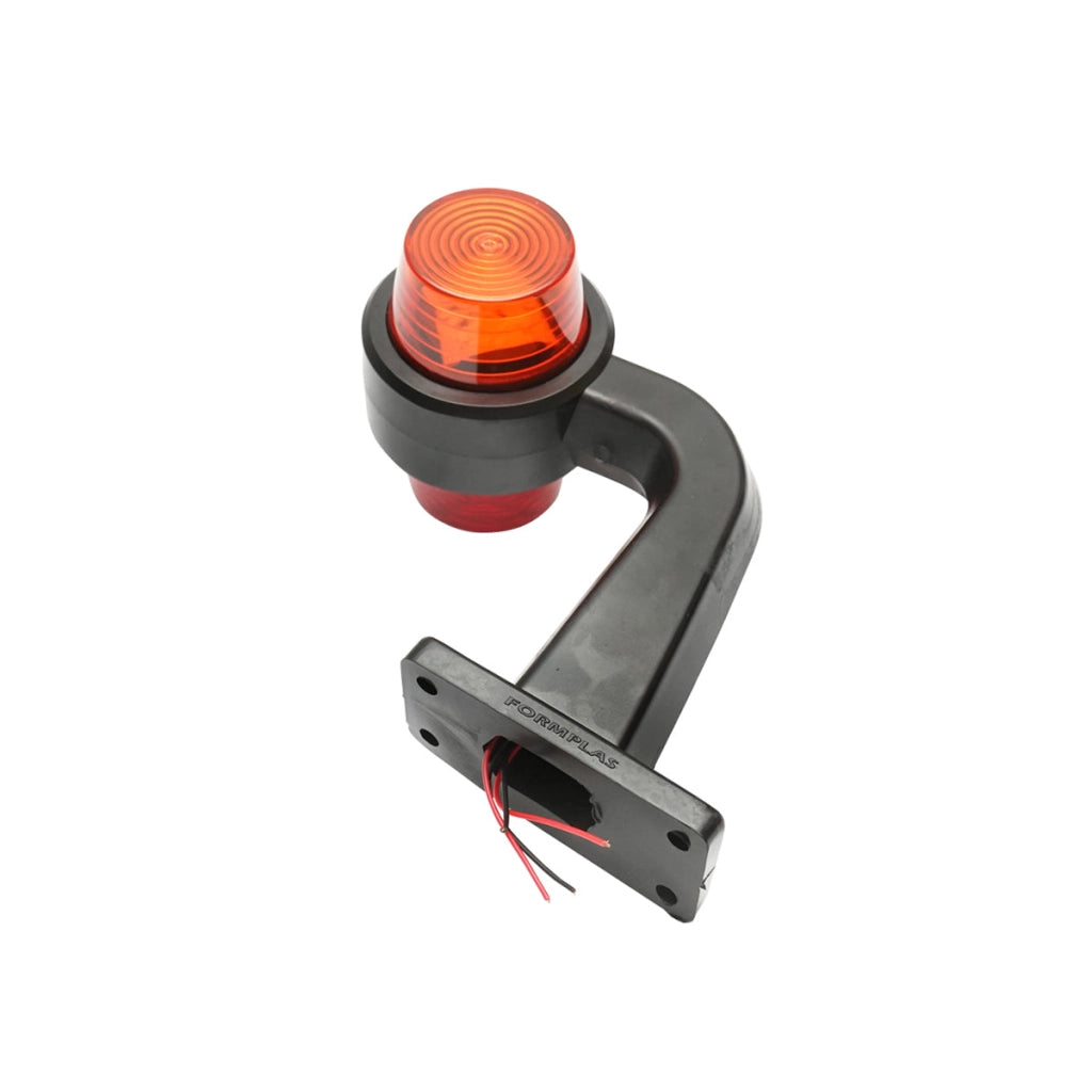 Set di lampade laterali con LED, 12-24V, rosso-giallo, Breckner Germany, modello FR0147R/Y