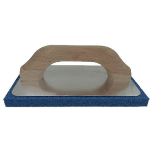 Frattone base alluminio manico l egno spugna azzurra 07x38 b07r52