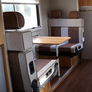 Sostegno Tavolo Opaco a Barra T Alta Flessibilità 590-775mm Altezza Regolabile Sostegno Tavolo a Barra T per Campeggio Caravan Barche Motore.