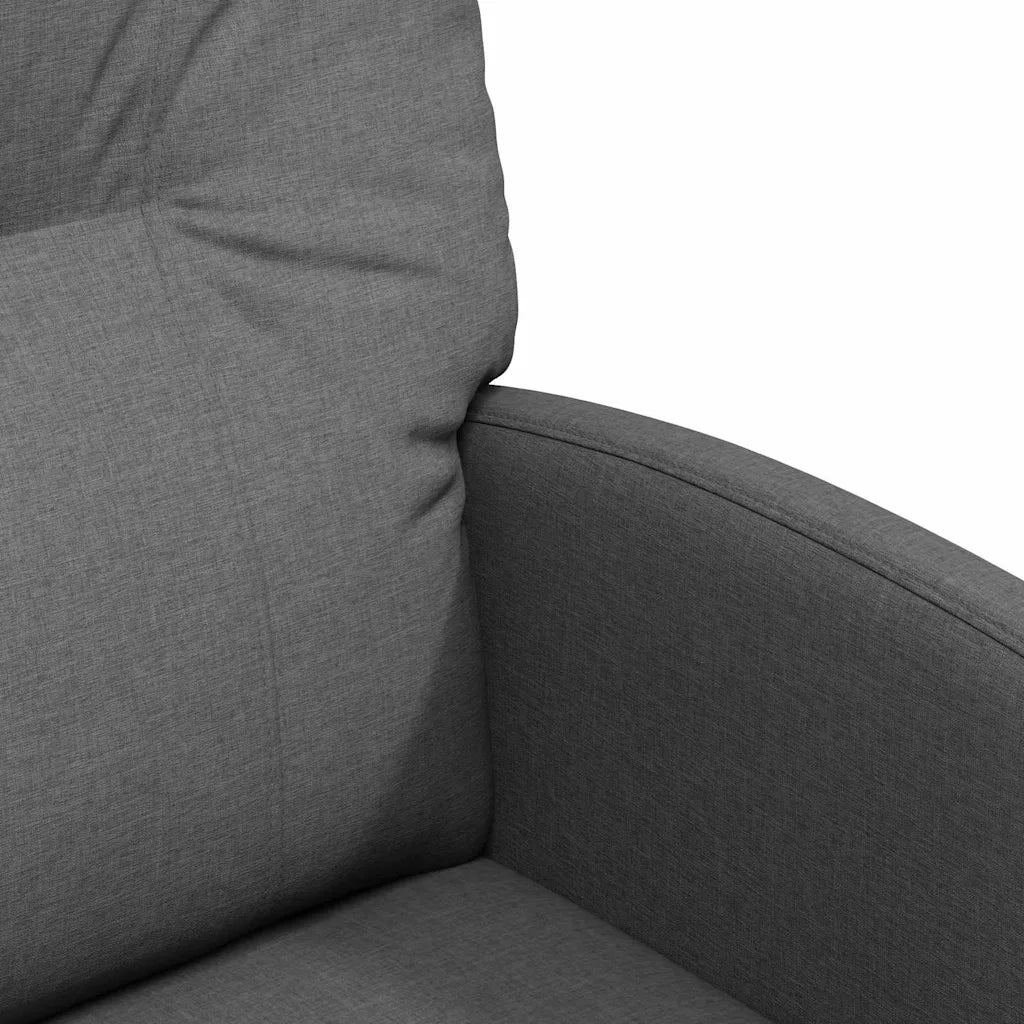 Sedie da Pranzo con Ruote 2 pcs Grigio scuro 57 x 67 x 95 cm 42017848
