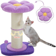 Catena di protezione per gatti altezza 60 cm, colore blu, adatta per gatti interni, con letto rimovibile